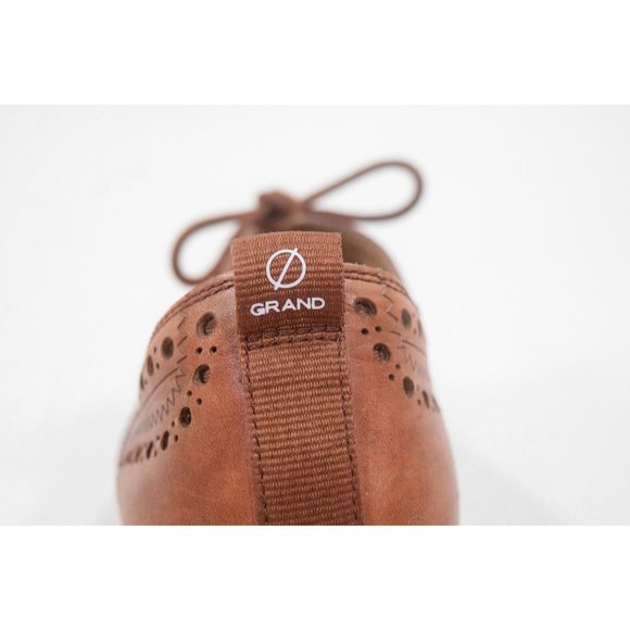 Cole Haan Brown Leather ZEROGRAND Wingtip Oxfords main image 5